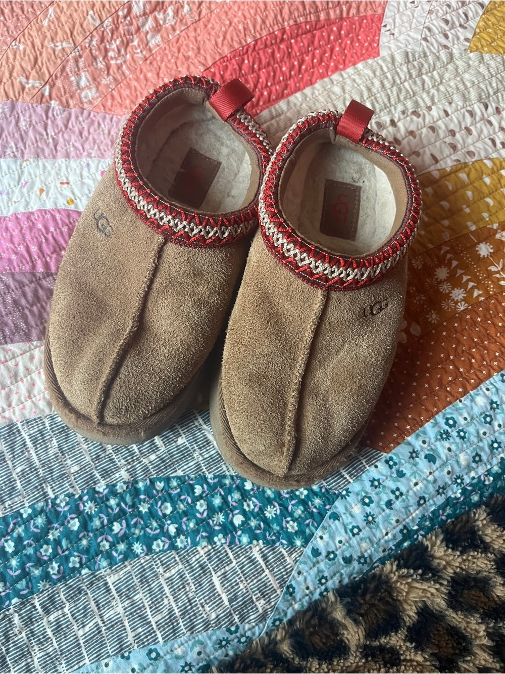 UGG Kids Tasman slip on chestnut